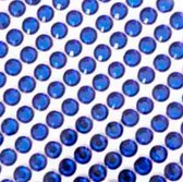 100 Plakoorbellen donker blauw 6 mm - geen gaatje nodig- Charme Bijoux