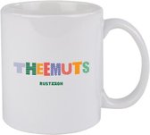 Theemuts Rustaagh mok - kop - beker - koffie/thee - hoogglans wit- 295 ml - grappig - herkenbaar