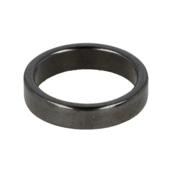 Hematiet edelsteen ring plat 5 mm - 18