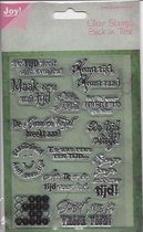 Joy Clear Stamps Back in Time 6410/0022