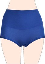 Dames slips 3 pack hoog model donker blauw XXL