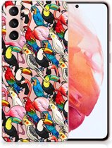 Leuk TPU Backcase Samsung Galaxy S21 Telefoon Hoesje Birds