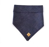The Furry Crew - Bandana - ‘Dyed Jeans’ - maat: M (hals max. 41cm)