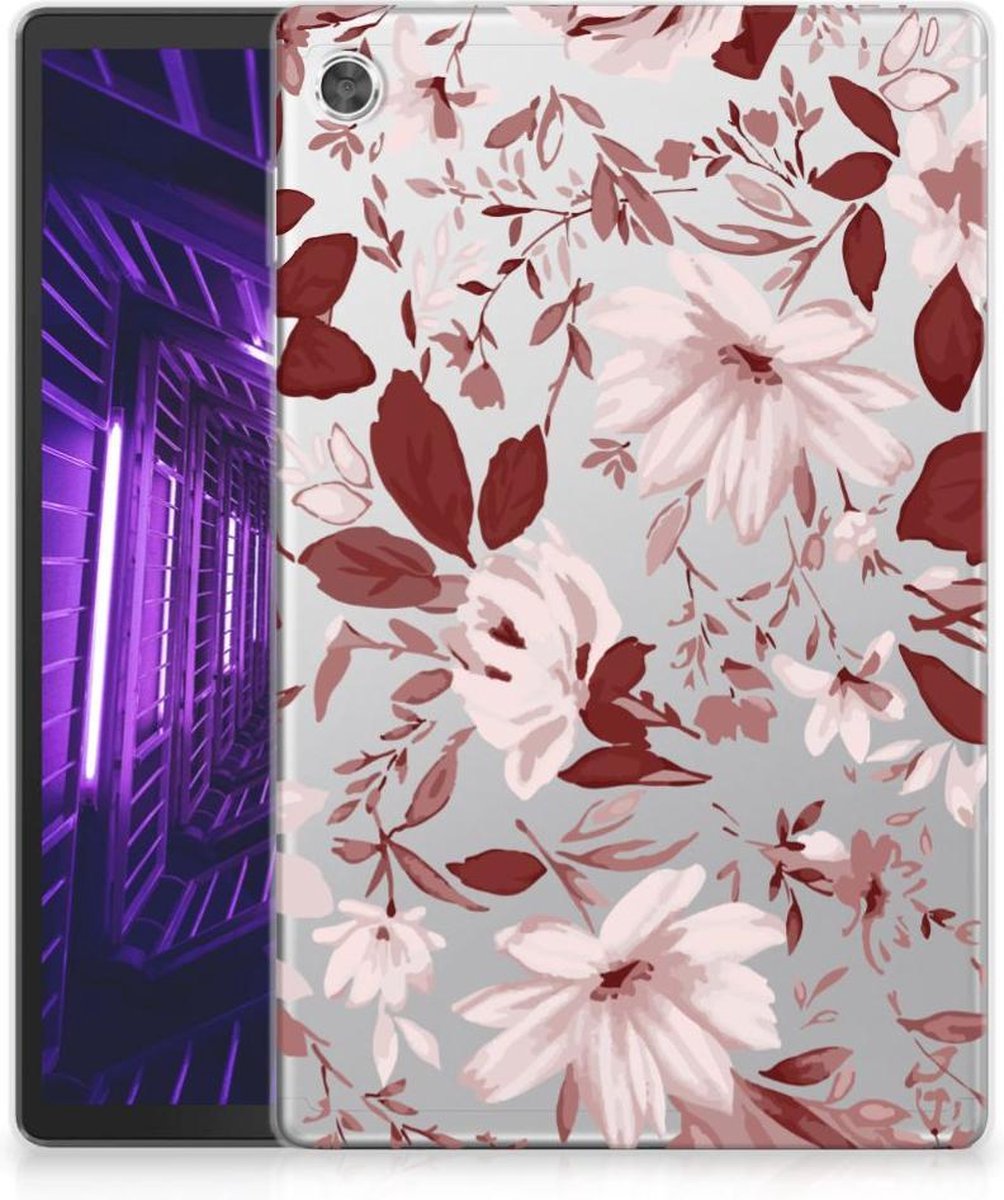Tablethoes Lenovo Tab M10 Plus Watercolor Flowers