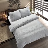 Dekbedovertrek 1 Persoons - 140x200/220 - Ply - HHC - Grijs