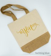 Tassen Boodschappentassen Jute tassen More & More Jute tas zwart-lichtgrijs gedrukte letters casual uitstraling Tassen Boodschappentassen Jute tassen More & More Jute tas zwart-lichtgrijs gedrukte letters casual uitstraling