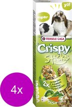 Versele-Laga Crispy Sticks Konijn&Cavia - Konijnensnack - 4 x Groente