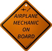 AviationV1 AIRPLANE MECHANIC ON BOARD sign