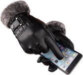 Luxe Winter Handschoenen Met Touch Tip Gloves - Anti-Slip - Touchscreen Gloves - Voor Fiets/Motor/Scooter/Sporten/Wandelen - One-Size - Winddicht Met Heerlijk Warme Fleece Voering