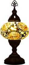 Oosterse mozaïek tafellamp (Turkse lamp) ø 13 cm