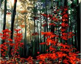 SCHILDEREN OP NUMMER VOOR VOLWASSENEN -  A140 Morning in the autumn forest 40*50