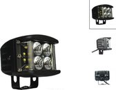 AngryMoose DOUBLE 5   2'' wide flood - SideShooter - LED lampen - verstraler - zwart - 9-32 volt