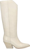 Sacha Leren Dames Cowboylaarzen - Wit - Maat 40
