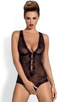 Sexy Dames Lingerie Nachtmode Setje Erotiek Body Sex Toys Open Kruis Jurkje - Obsessive®