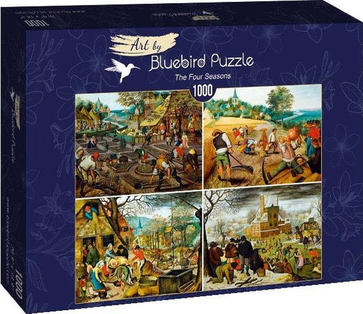 Bluebird Puzzle legpuzzel Pieter Brueghel the Younger The Four Seasons 1000 stukjes.