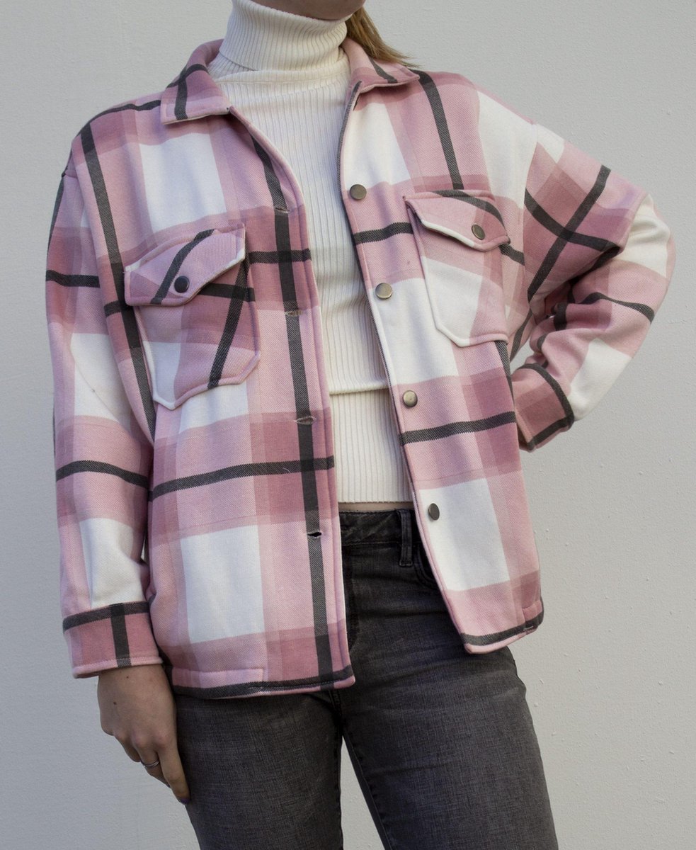 Rising London Pink Vest maat S | Roze dames vest | Duurzame vest | Outdoor vest | Lente jas | Blouse Vest