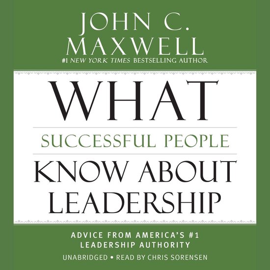 What Successful People Know about Leadership - cover