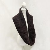 Warme colsjaal in het Bruin - Nekwarmer - Dames sjaal - Heerlijk in de winter - Uniek! - LimitedDeals