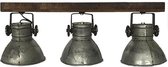 KRAM. | Plafondlamp 3-spot | 65 cm | E27 | IJzer hout