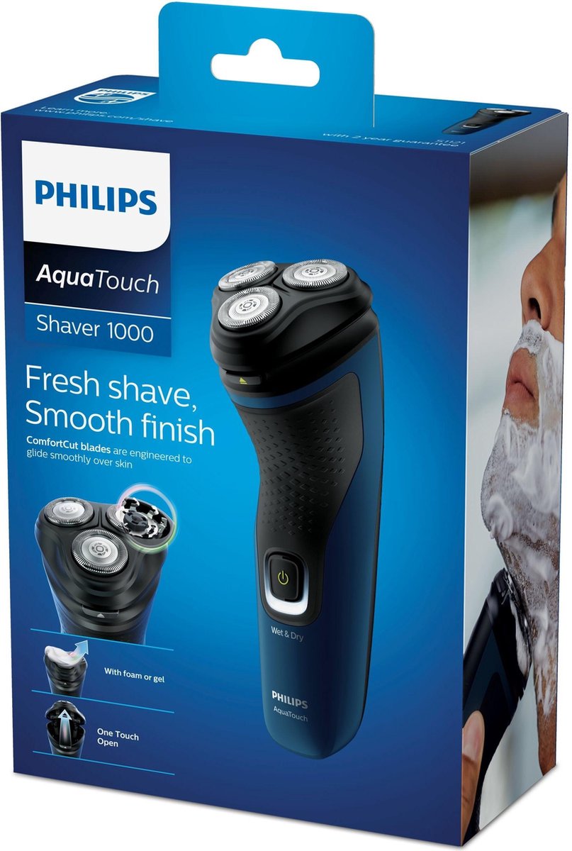 Philips S1121/41 Roterend Scheerapparaat Zwart - afbeelding 3