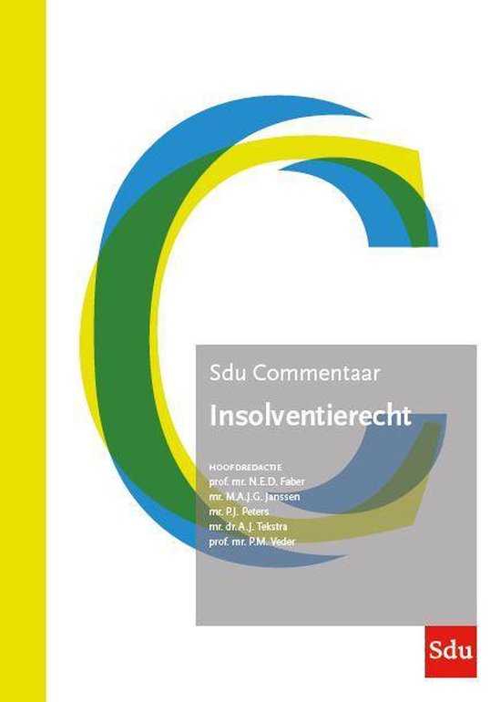 SDU Commentaar  -   Sdu Commentaar Insolventierecht 2021 - cover
