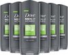 Dove Men+Care Extra Fresh Douchegel - 6 x 400 ml - Voordeelverpakking
