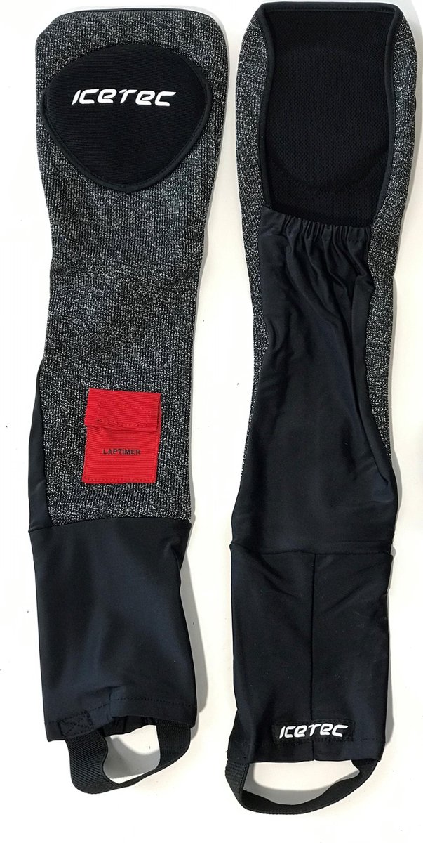 Icetec | Snijvaste Scheen-/Enkelbeschermers - Elastiek bandje - L/XL - Schaatsen op de WEISSENSEE
