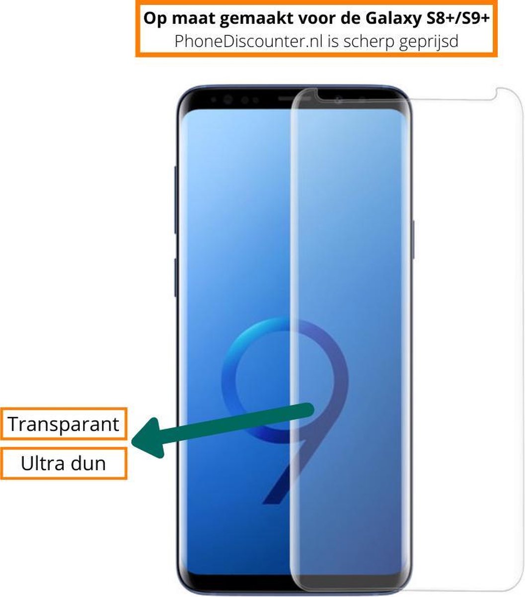 Fooniq Beschermglas Transparant - Geschikt Voor Samsung Galaxy S9 Plus