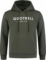 Quotrell Hoodie Army/ White - XS