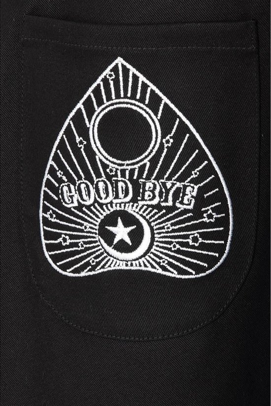 Robe chasuble Hell Bunny Samara Robe Medium-longue noire M