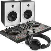 DJ Set - Hercules Inpulse 300 DJ Set voor beginner en/of gevorderde - DJ controller, speakers 140W en koptelefoon - Zwart/wit