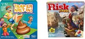 Spellenset - Bordspel - 2 Stuks - Trap Er Niet in & Risk Junior