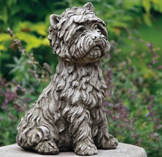 Tuinbeeld West Highland Terrier Hond | Stenen | Dieren Beelden | Stenen... | bol.com