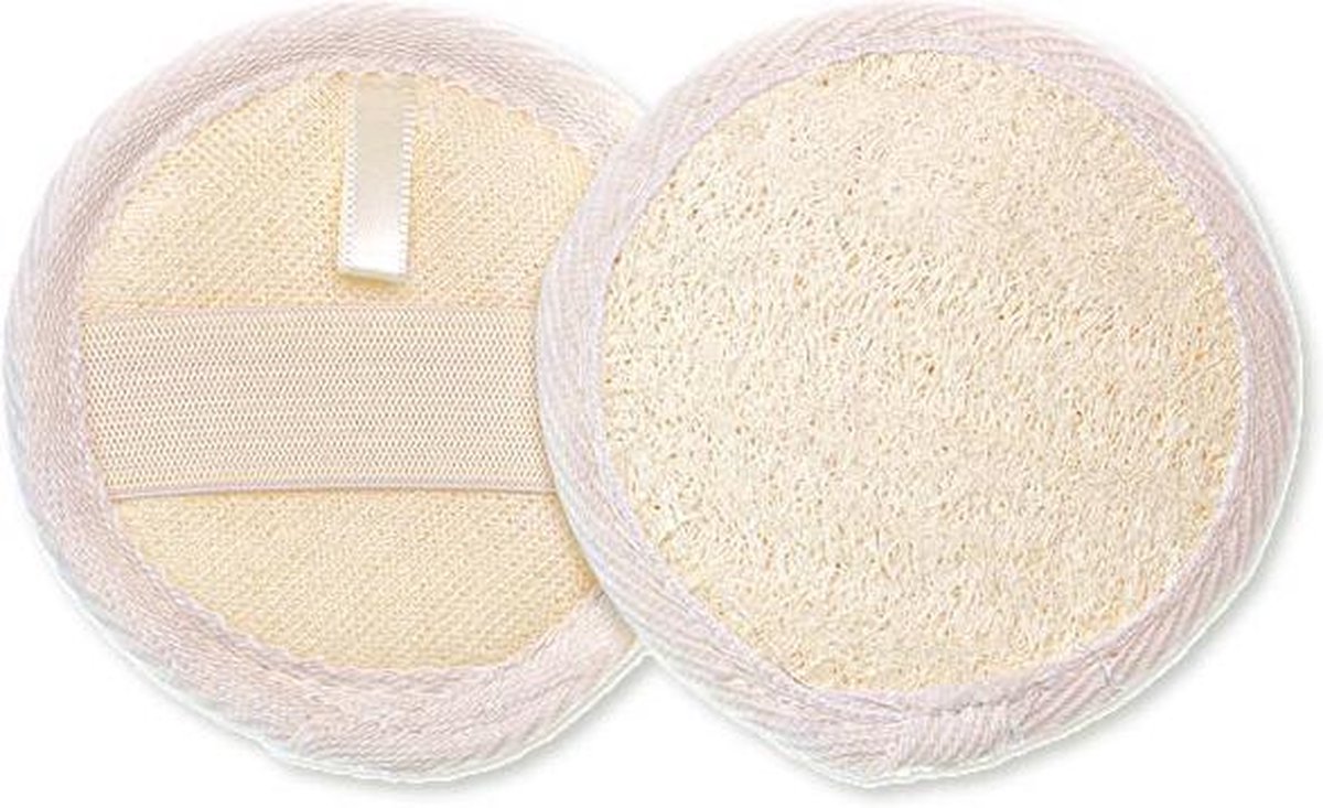Herbruikbare loofah pads scrub mini reusable scrubpad 3