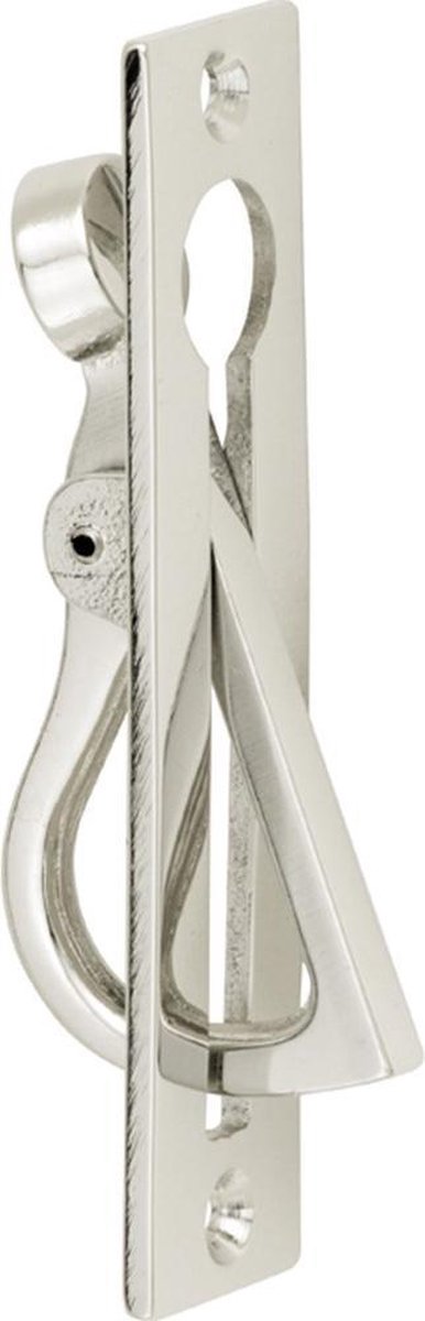 Schuifdeurtrekring Elegant mat chroom