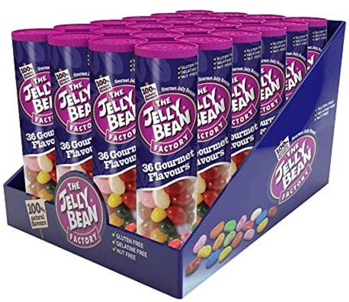 The Jelly Bean Factory Gourmet Jelly Beans 36 Huge Flavours