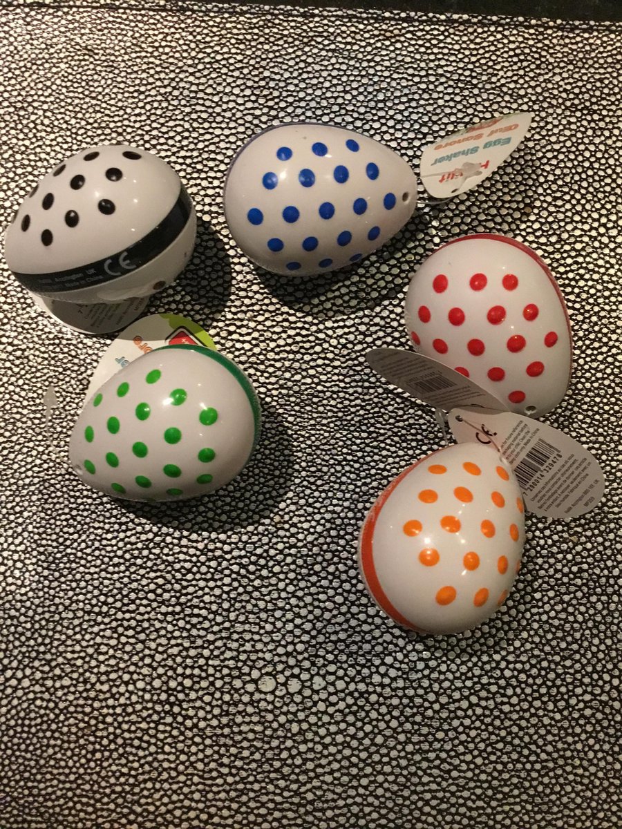 Set van 5 babyrammelaars in eivorm Halilit