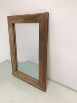 Houten spiegel