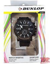 Montre à Quartz Dunlop Sport Racing ( Zwart/ argent)