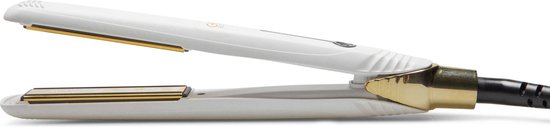 Ogé exclusive Hair Straightener One Touch Stripes wit/goud- - Ogé - €74,99
