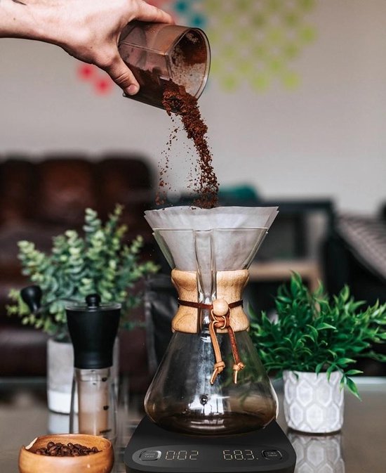 Balance à café White Bird avec minuterie, balance de précision, balance à café,...