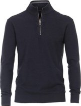 Casa Moda Half Zip Trui Donkerblauw