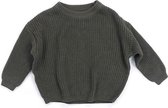 Uwaiah oversize knit sweater -Mister Olive - Trui voor kinderen - 98/3Y