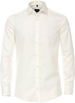 Chemise VENTI Modern Fit - twill - beige - Repassage facile - Col : 37