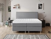 Complete Luxe Boxspring - Bazel - Dreamhouse - 160x200 - Grijs - Twee persoons - Bed