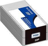 ABC huismerk inkt cartridge geschikt voor Epson SJIC22P(C) cyan voor Epson Labelprinter TM-C3500 TM-C3510 TM-C3520 TM-C3600 TMC3500 TMC3510 TMC3600, Colorworks C3500 C3510 C3520 C3