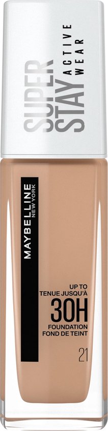 Maybelline New York - SuperStay 30H Active Wear Foundation - 21 Nude Beige - Foundation - 30ml