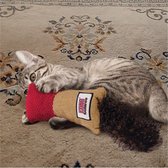 Kong cat kickeroo cuddler kleur rood