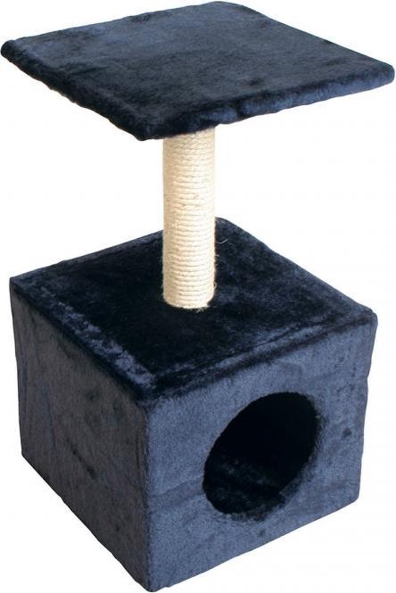 Duvo+ Krabpaal christa Blauw 31x31x57cm Duvo+ Krabpaal christa Blauw 31x31x57cm