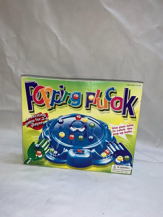 Afbeelding van het spel Popping plucok spel. Ballen vangen met je netje